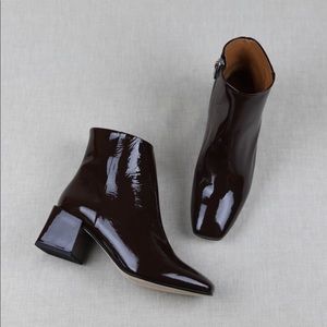 Lazaro Boots in Bombón Patent